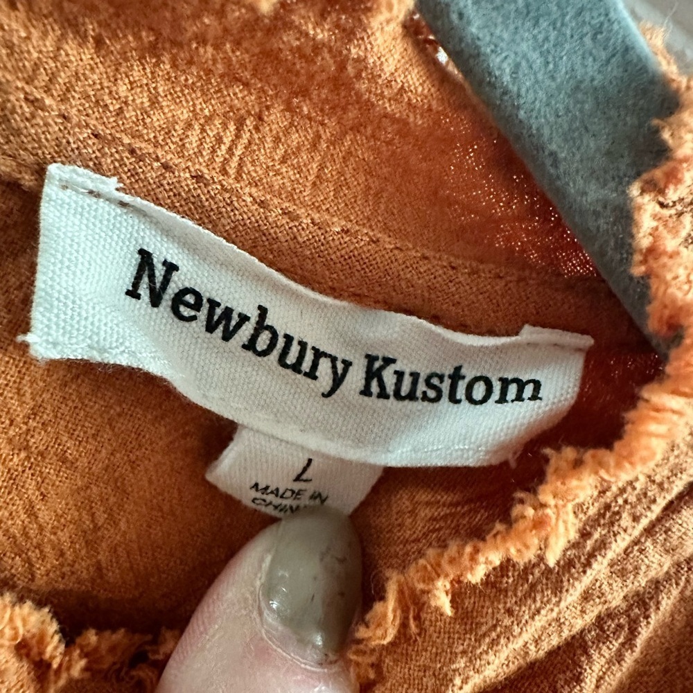 EUC Newbury Kustom FALL AT LAST RUST BLOUSE, large - Picture 5 of 10